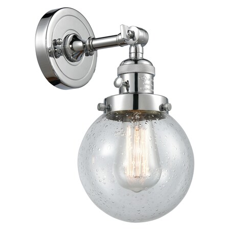 Innovations Lighting One Light Vintage Dimmable Led Sconce With A High-Low-Off" Switch." 203SW-PC-G204-6-LED